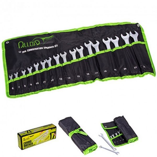 Набір ключів комбінованих Alloid 17 шт. 6-22 мм НК-2005-17М