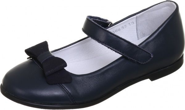 Туфли для девочек Мальви р.35 синий Ш-321 М 