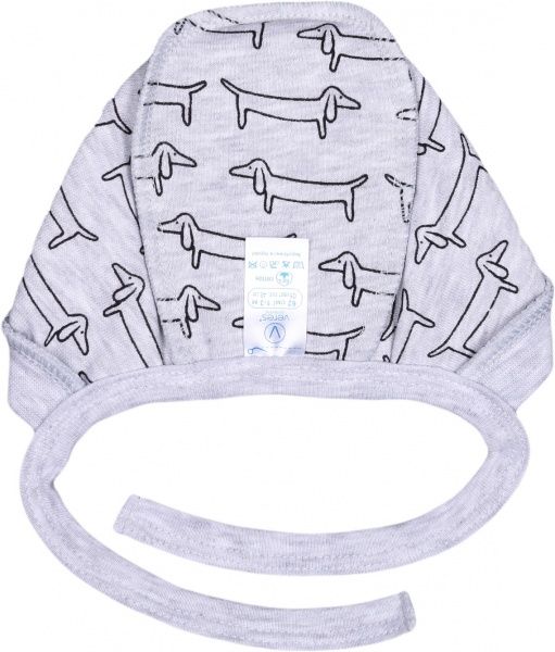 Чепчик дитячий Baby Veres Taksa р.40 сірий