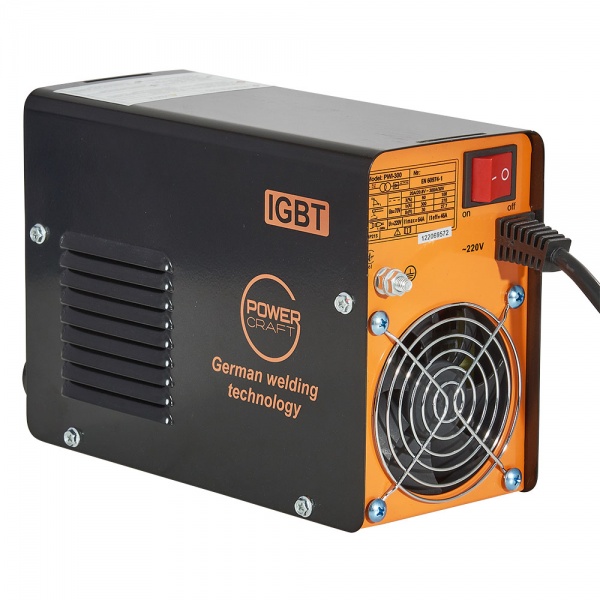 Инвертор сварочный Powercraft PWI-300 + маска сварщика Powercraft PW-120Н