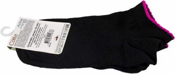 Шкарпетки Conte ACTIVE бавовняні р. 25 чорний 