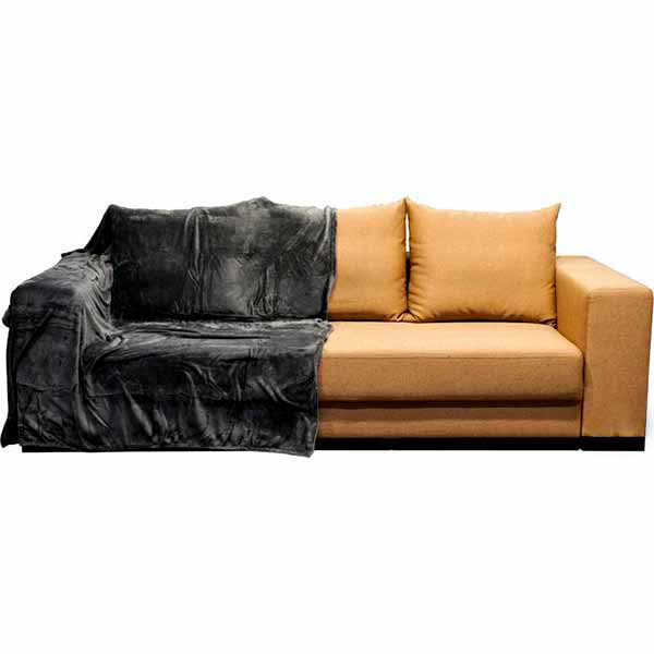 Плед La Nuit Basic dark grey 160x200 см