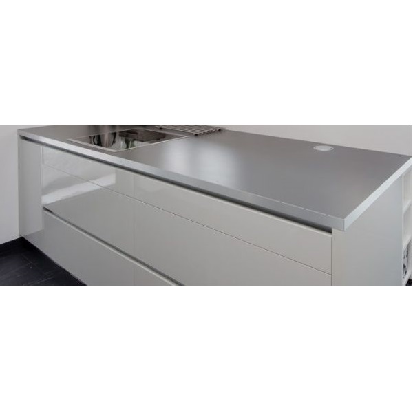 Кутник алюмінієвий АЛЮПРО 15x15x1,5 мм 2500 мм білий