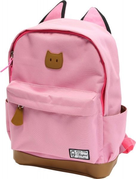 Рюкзак с ушками розовый
