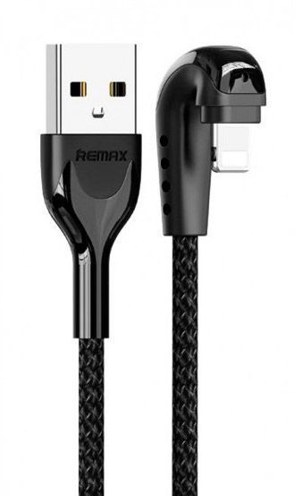 Кабель Remax Lightning – USB 1 м (RC-097I-BLACK) Heymanba