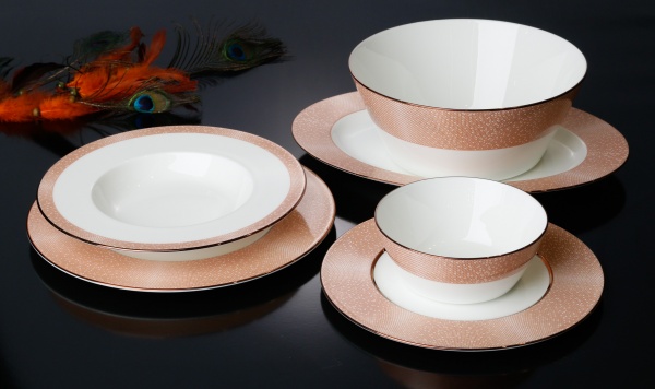 Сервіз столовий Copper Sparkle 26 предметів на 6 персон Narumi