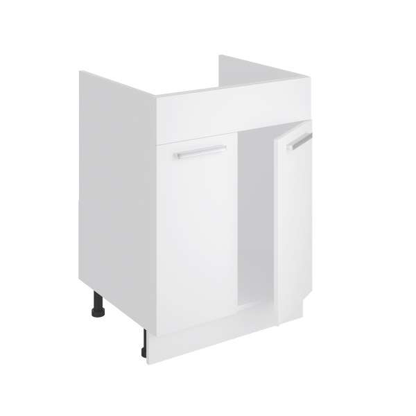 Тумба нижня під мийку Аліна НМ 60/85 білий/білий Сокме