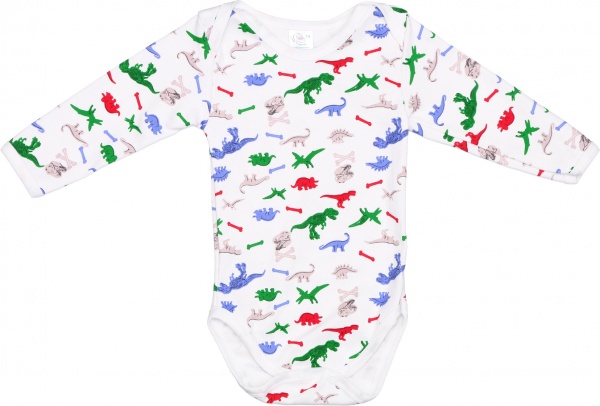 Боді для хлопчика Моя планета Динозаври Б305-1 р.62 різнокольоровий 