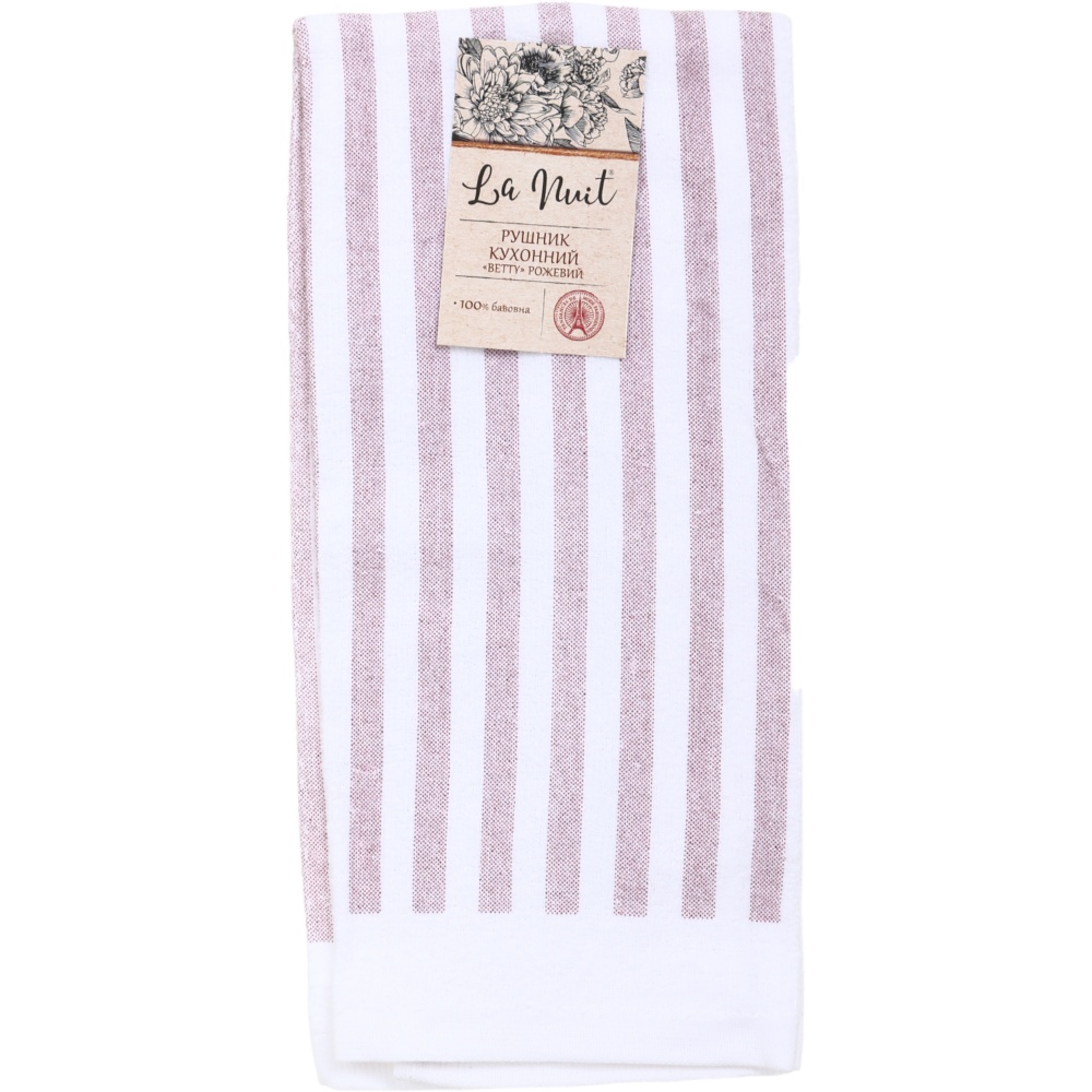 Рушник кухонний Betty 38x63,5 см La Nuit рожевий