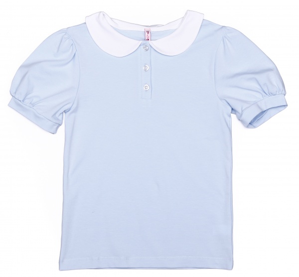 Блуза Vidoli G-21963S р.140 голубой 