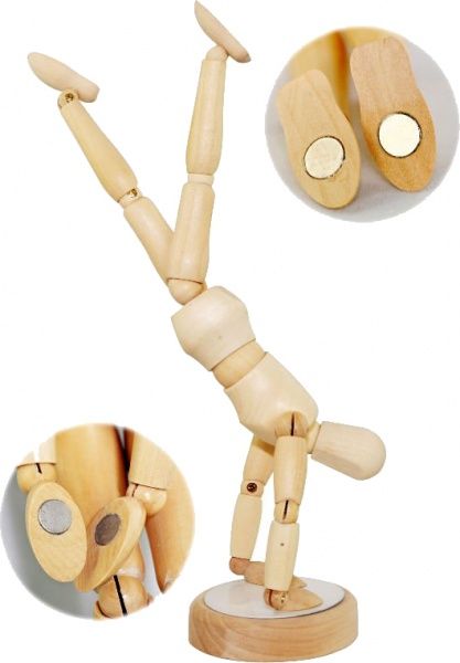 Манекен мужской с магнитами дерево D.K.Art&Craft