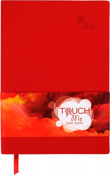 Блокнот недатований червоний лінія Buromax Touch me A5 BM.295202-05