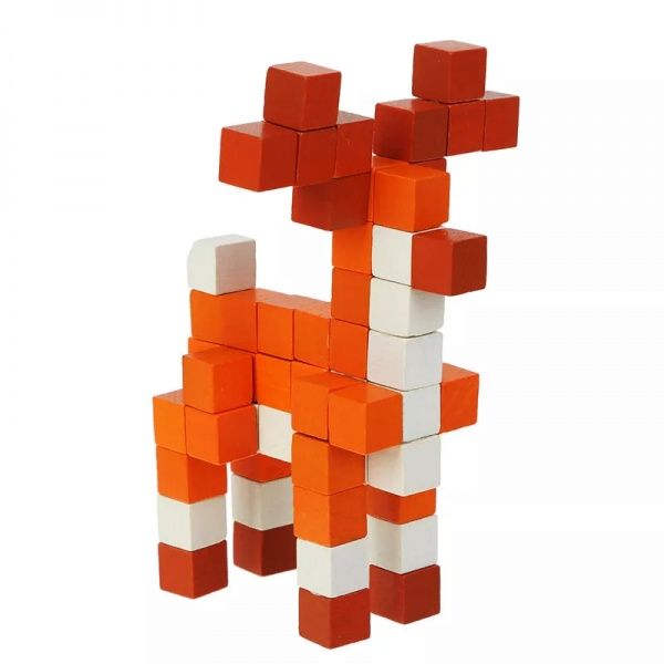 3D-конструктор Cubika деревянный World