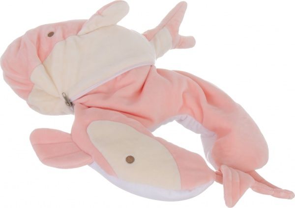 Подушка дорожная Кит розовый Home Line