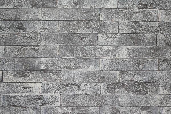 Плитка гіпсова пряма RUSTIKA Оксфорд сірий 0,7 кв.м