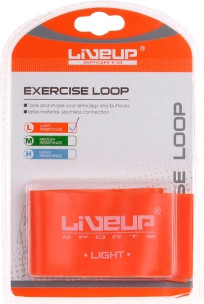Лента для фитнеса LiveUp Latex Loop LS3650-500Lo orange