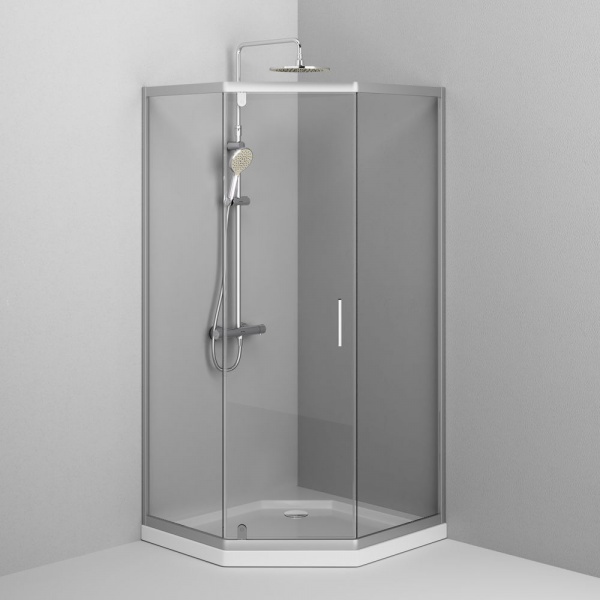 Душевое ограждение AM.PM Gem 5-corner Pivot 90 W90UG-405-090MT