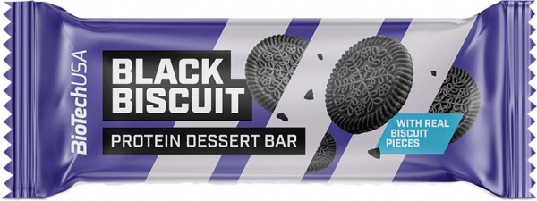 Протеїновий батончик BioTechUSA Protein Dessert Bar Чорний бісквіт 50 г