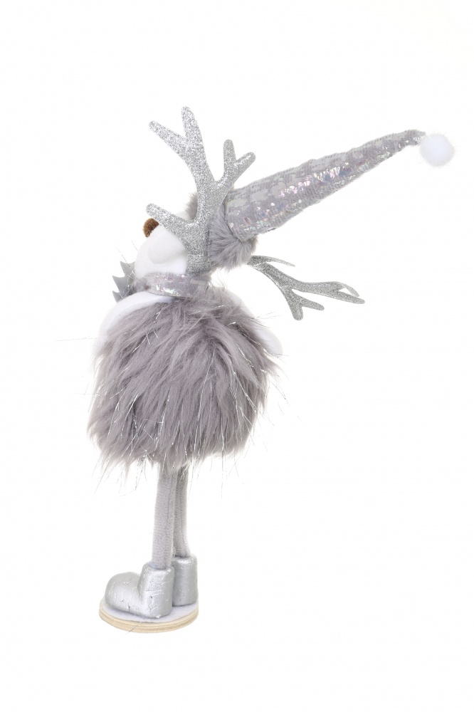 Декоративна фігура лось стоячий на підставці 27 см