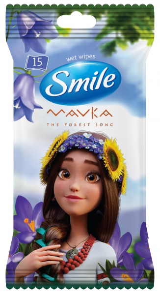 Вологі серветки Smile MAVKA 15 шт.