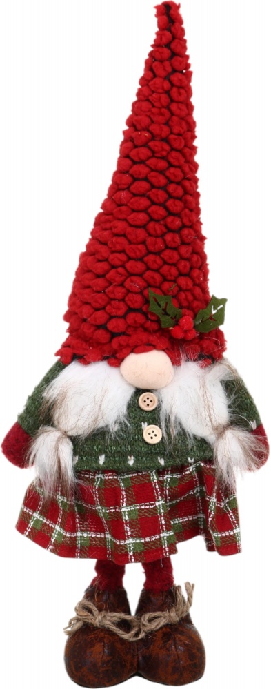 Декорация новогодняя Гномик лесной что стоит в ассортименте AG23099AB 53 см