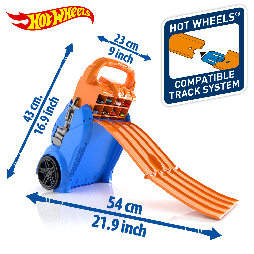Контейнер Hot Wheels з 4 рівнобіжними доріжками HWCC14