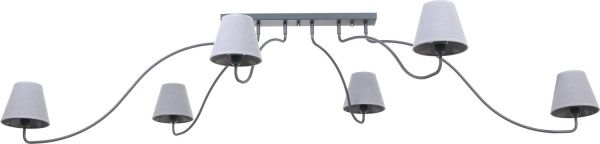 Люстра Nowodvorski 6x40 Вт E14 серый Swivel 