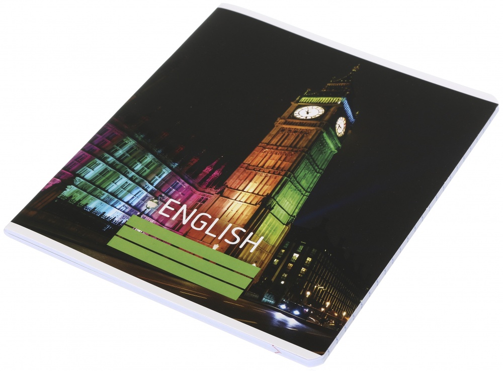 Тетрадь школьная Английский язык 48 листов в линейку Nota Bene