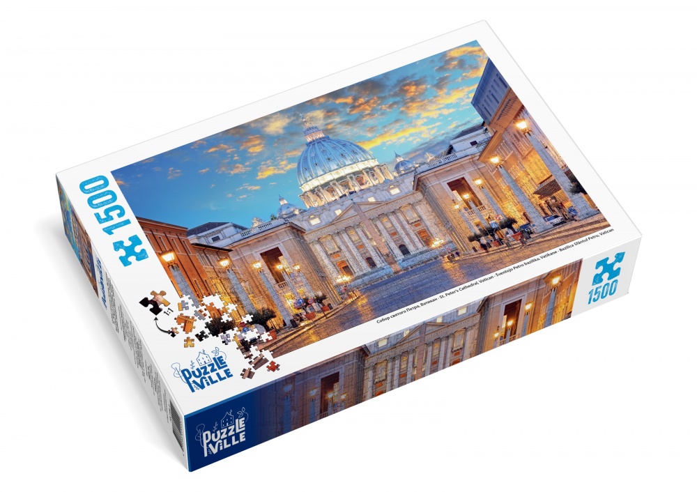 Пазл PUZZLEVILLE Собор Святого Петра, Ватикан, Италия 1500 элементов PZL1500_2