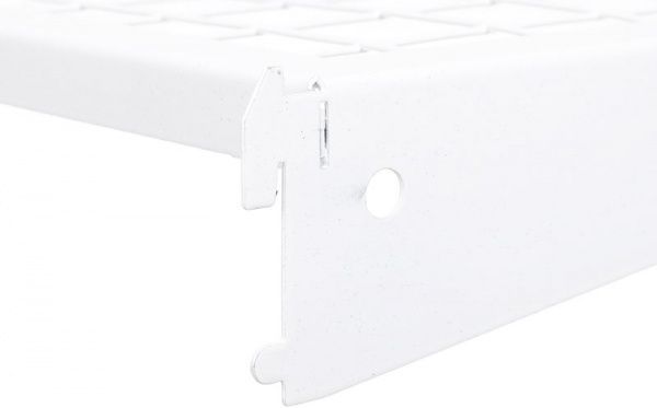 Полка для гардеробной системы Kolchuga 600х406 мм с кронштейнами White Edition белый