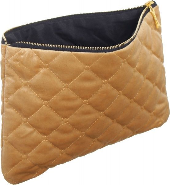 Косметичка La Nuit Велюр Rosalie 19x28 см жовтий 