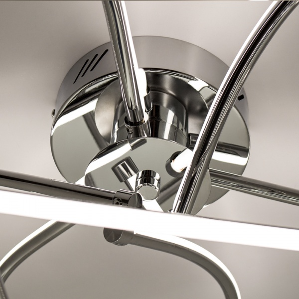 Світильник світлодіодний Luminaria 60 Вт хром 4000 К LIANA MONO 60W R-CHROME 