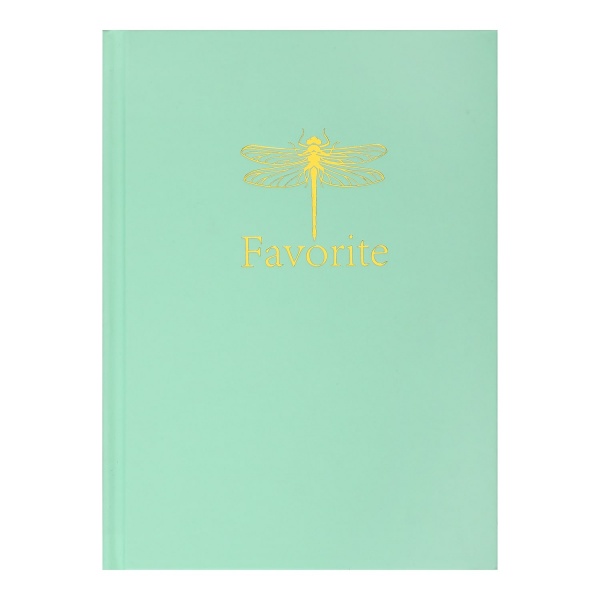 Книга для записей Favourite Pastel А5 96 лист. клетка мятный Buromax