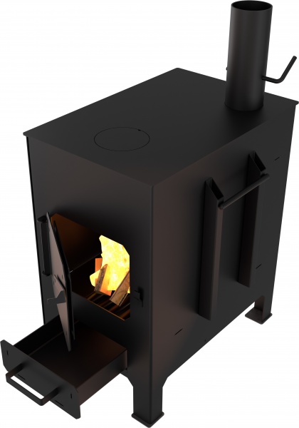 Піч-буржуйка Сталева БПС-540 D=100