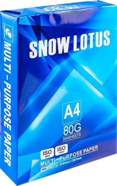 Бумага офисная CHENMING GROUP A4 80 г/м Snow Lotus белый 