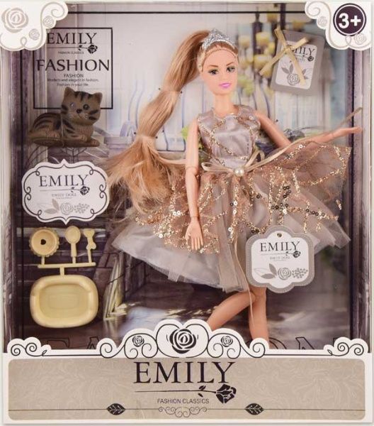 Кукла Shantou Emily QJ090B с аксессуарами