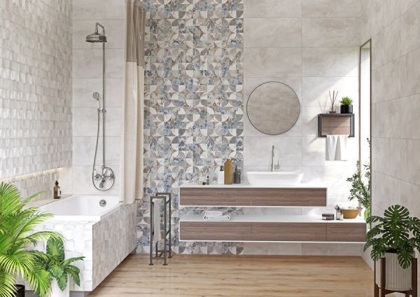 Плитка Allore Group Aura Fusion W\DEC M 31x61 NR Mat 1 