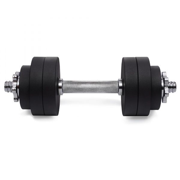 Гантель UP! (Underprice) набірна 11 кг чорний 