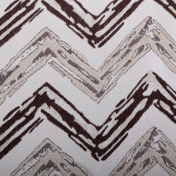 Тканина портьєрна жаккард JL 19173-103/280 Pjak шоколадна хвиля 