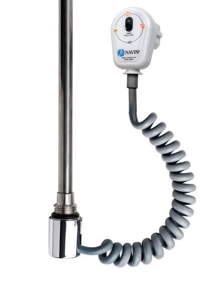 Электронагреватель для полотенцесушителя NAVIN ТЭН Basic 300W с таймером хром