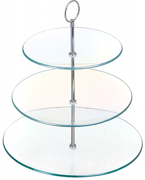 Блюдо кругле 3-х ярусне Rainbow Fiora 