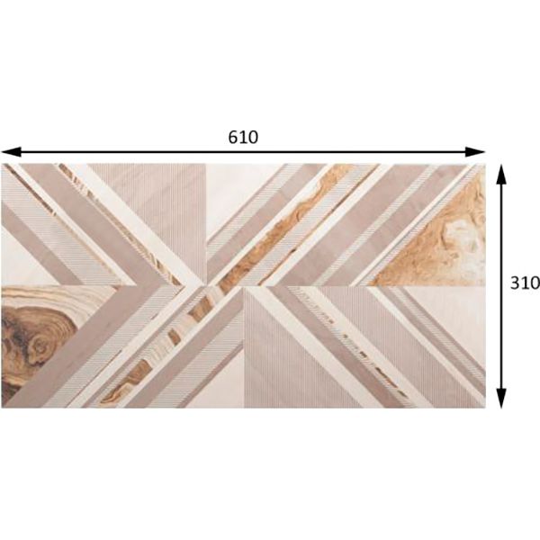 Плитка Allore Group Sinay Intarsia W\DEC M NR Glossy 31x61 