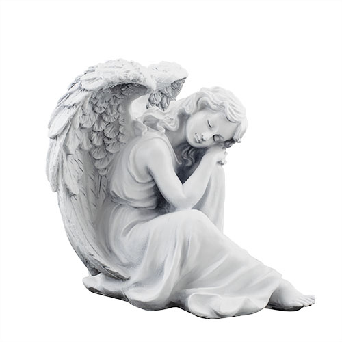 Статуэтка Ангел белый (полистоун) AN0736-8 (P)