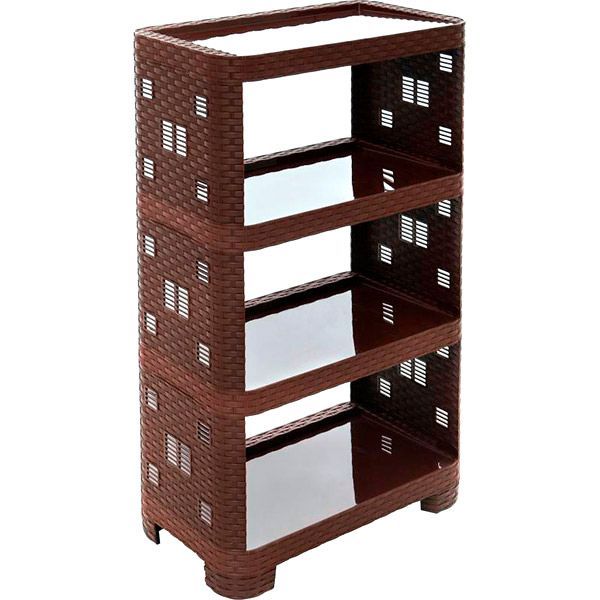 Этажерка Тарлев Ротанг 830x520x300 мм коричневый 