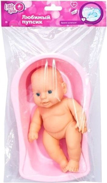 Игрушка Little You Пупс в ванночке PU01