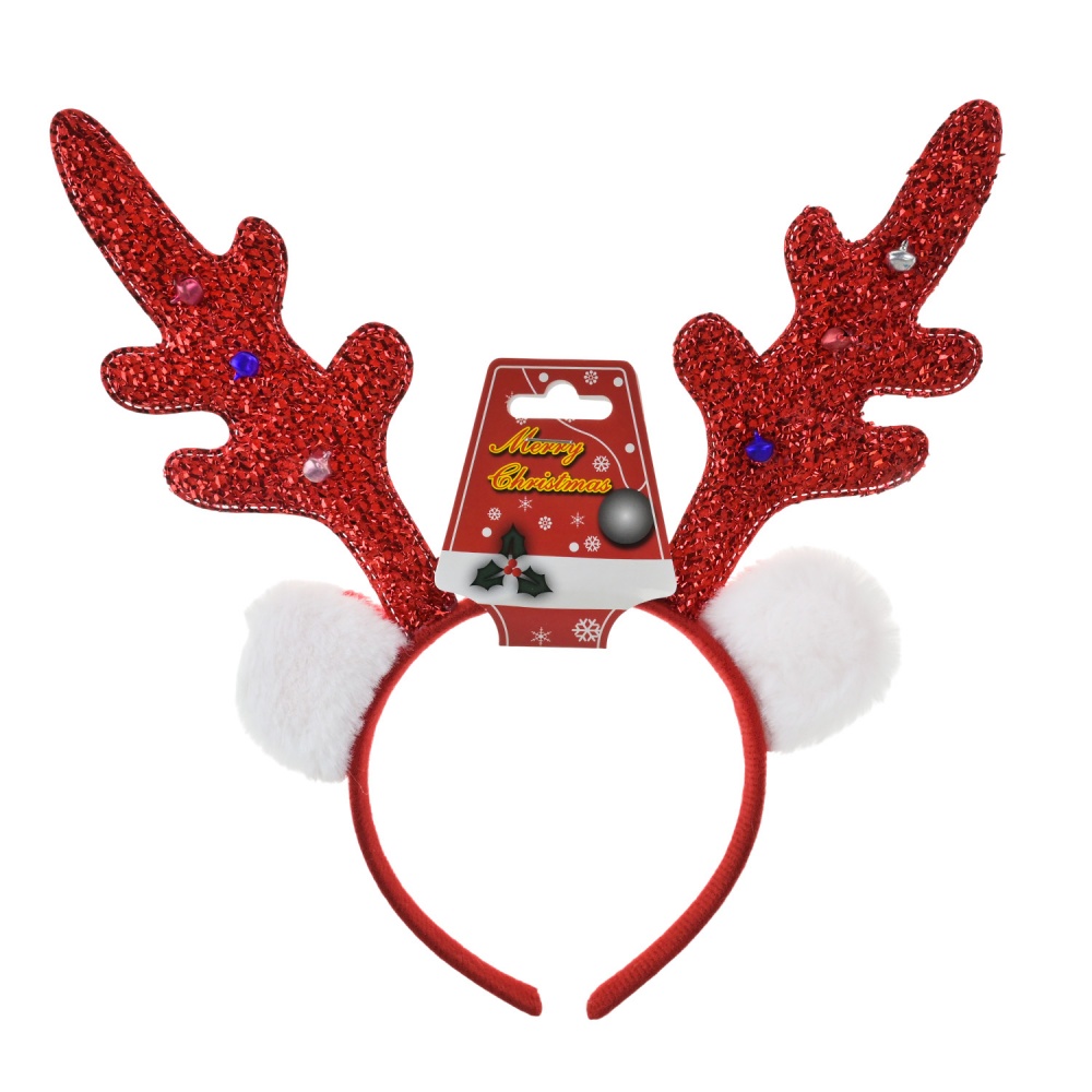 Аксессуар для карнавала Shantou Обруч с оленьеми рожками в ассортименте