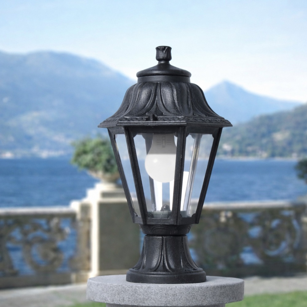 Светильник уличный напольный FUMAGALLI Mikrolot/Anna Clear E27 12 Вт IP55 черный