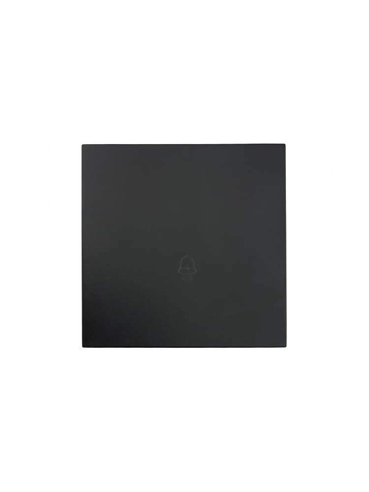 Кнопка дзвінка одноклавішний HausMark Juna чорний матовий 7041-1788U2-103QC