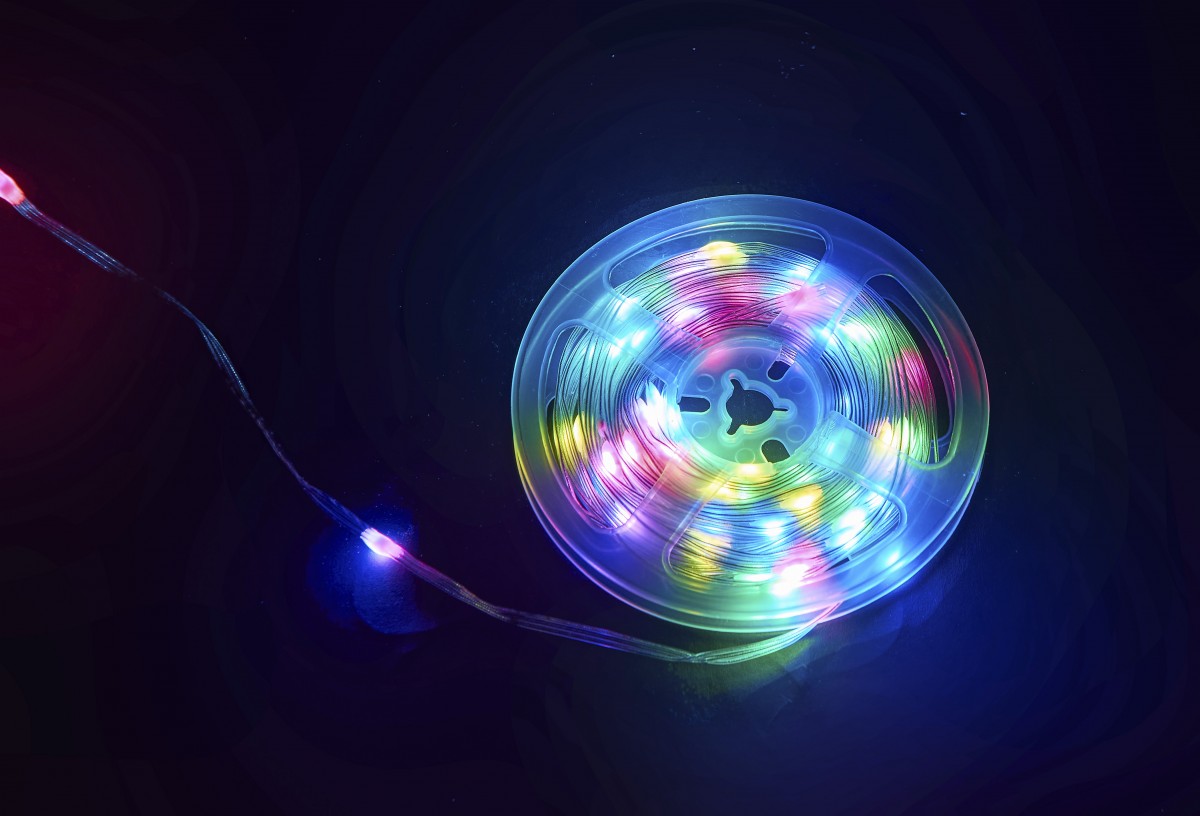 Електрогірлянда лінійна Smart USB світлодіодна (LED) 100 ламп 10 м (STR100L) — фото 1