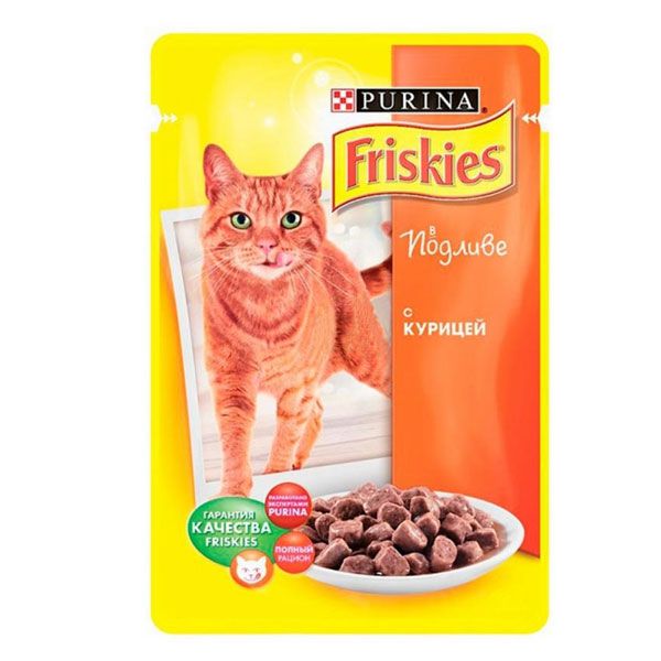 Корм Purina Friskies з куркою в підливі 100 г